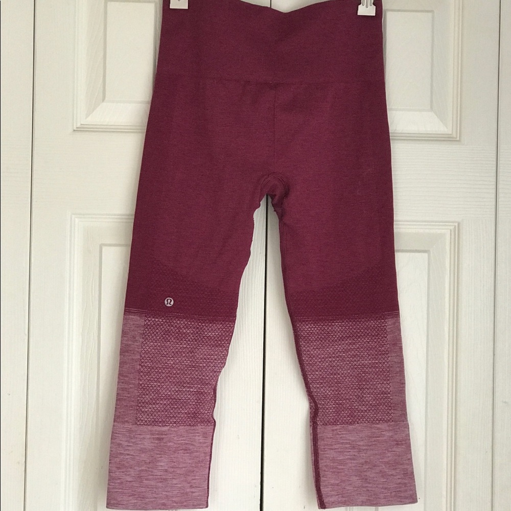 Lululemon Seamlessly Street Crop Ombré